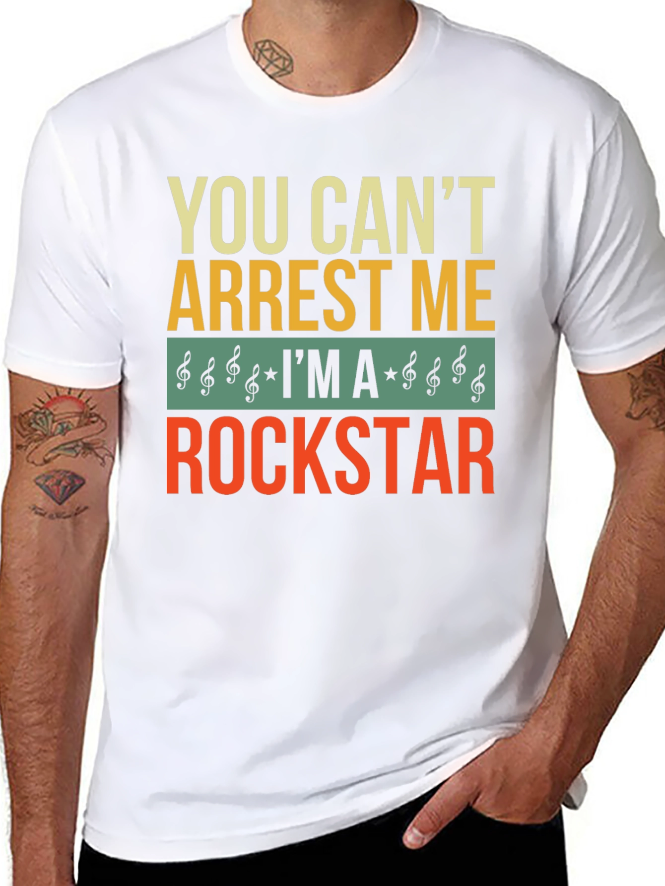 You Cant Arrest Me Rockstar Graphic T-Shirt