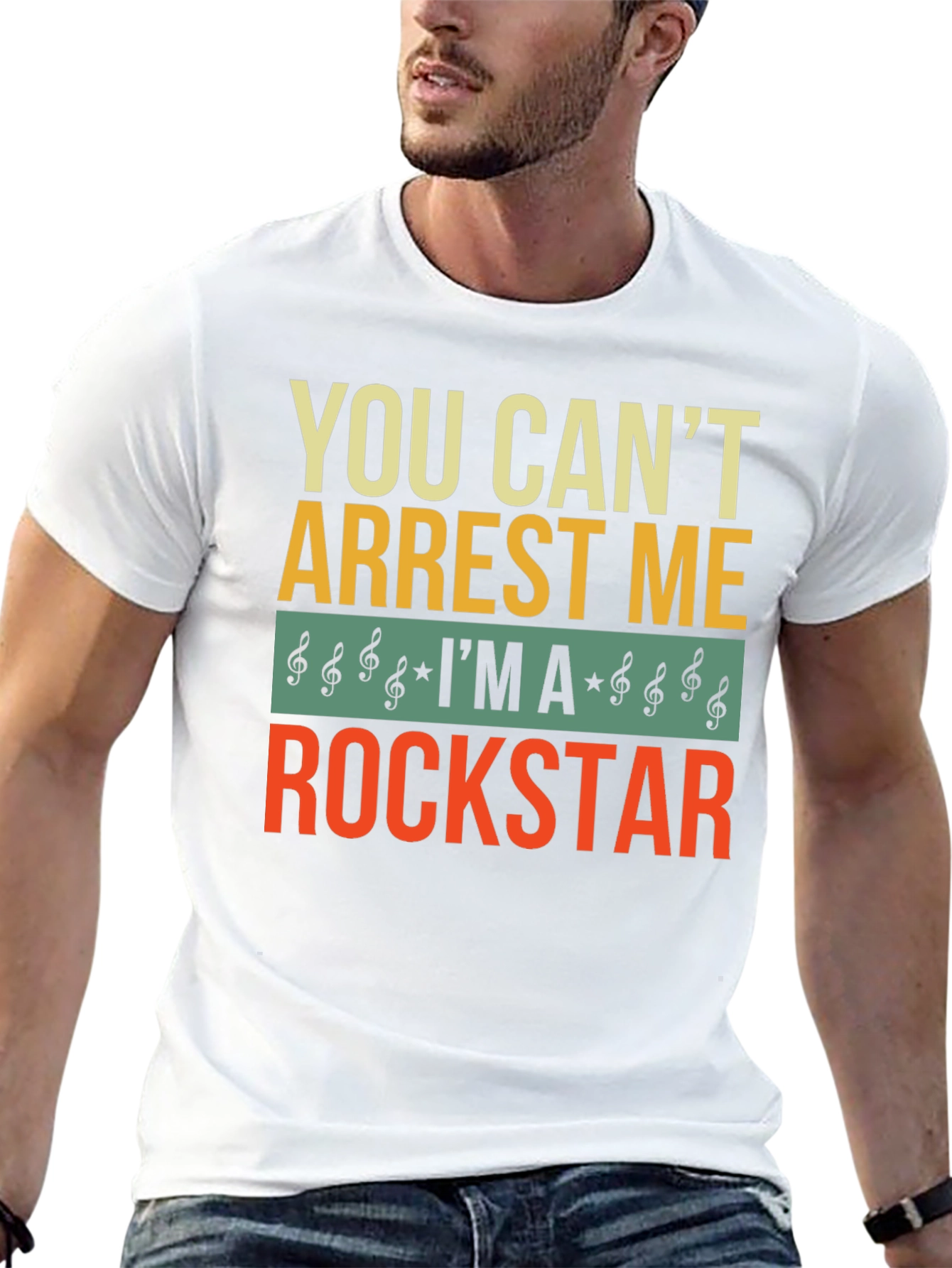 You Cant Arrest Me Rockstar Graphic T-Shirt