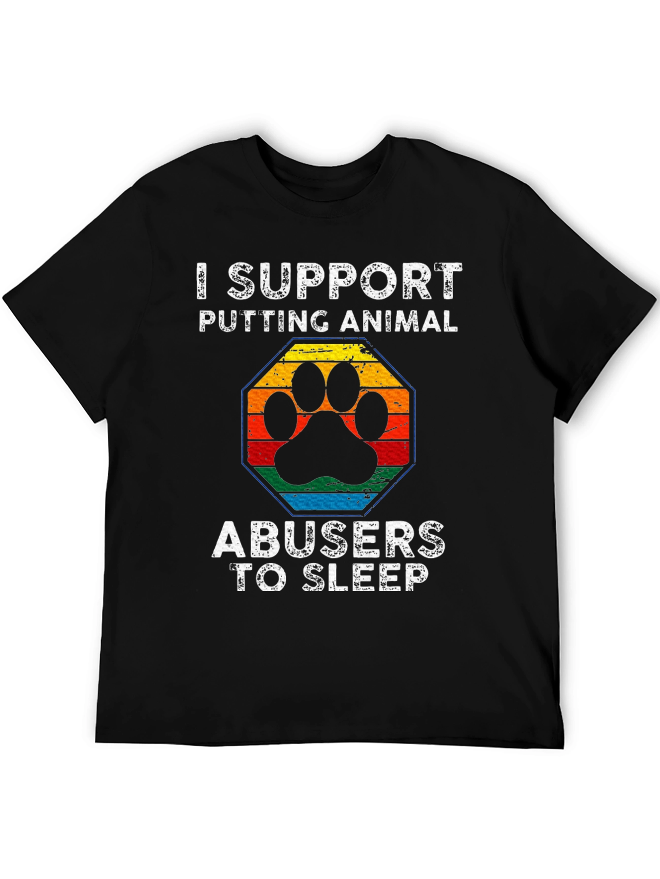 Animal Abuser Sleep Support Tee