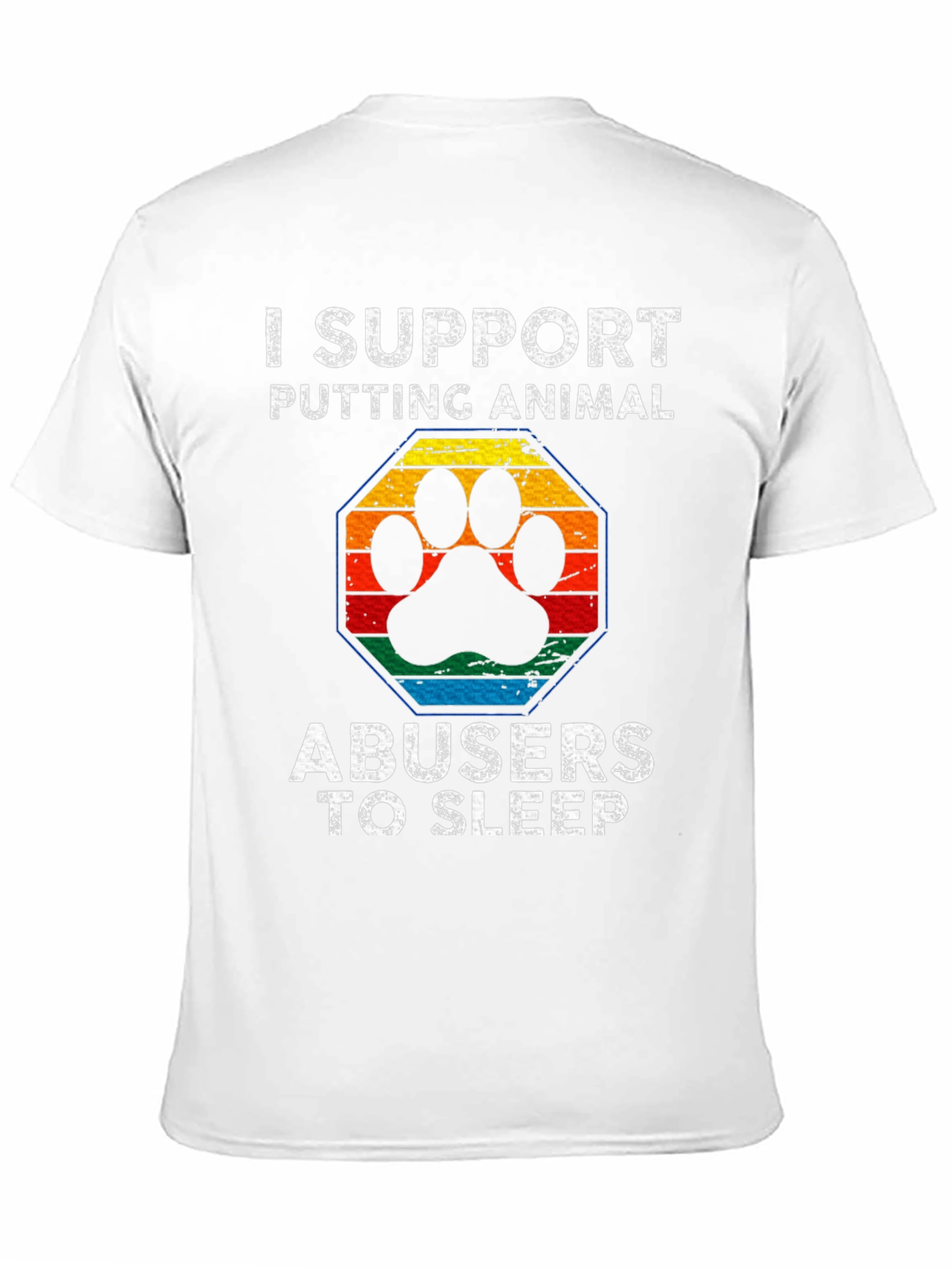 Animal Abuser Sleep Support Tee