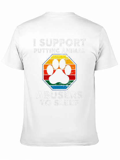 Animal Abuser Sleep Support Tee