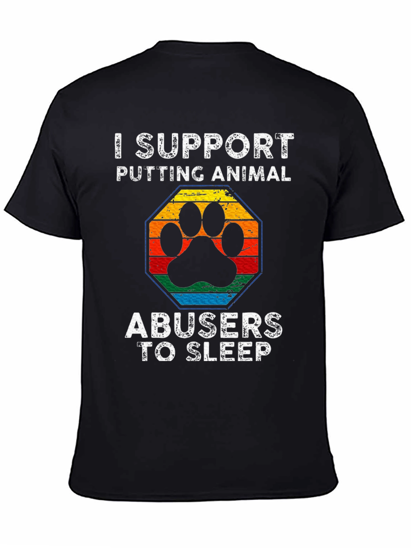 Animal Abuser Sleep Support Tee