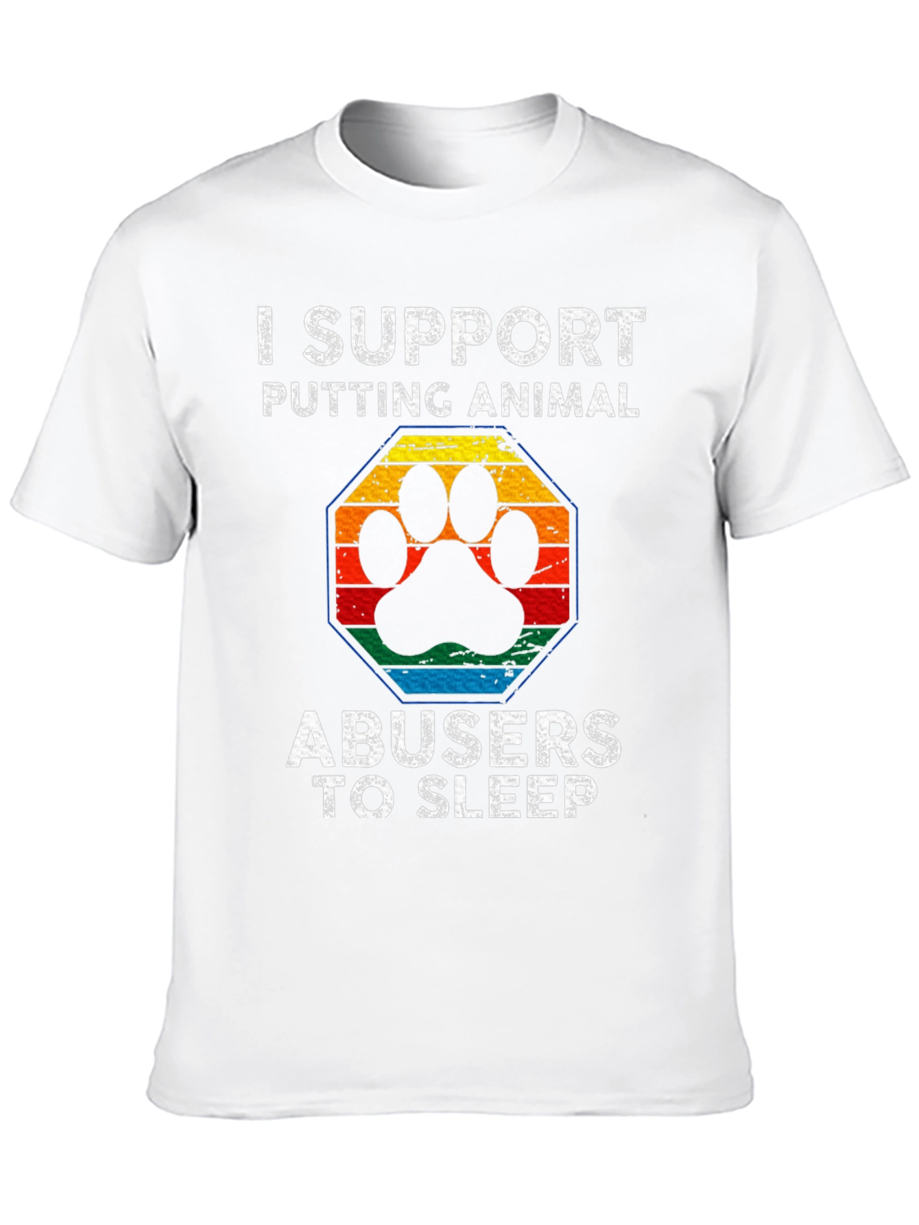 Animal Abuser Sleep Support Tee