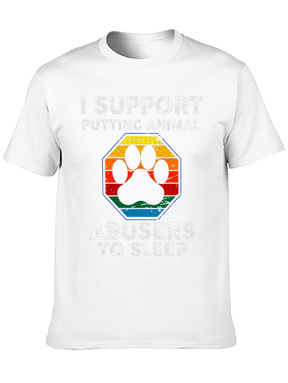 Animal Abuser Sleep Support Tee