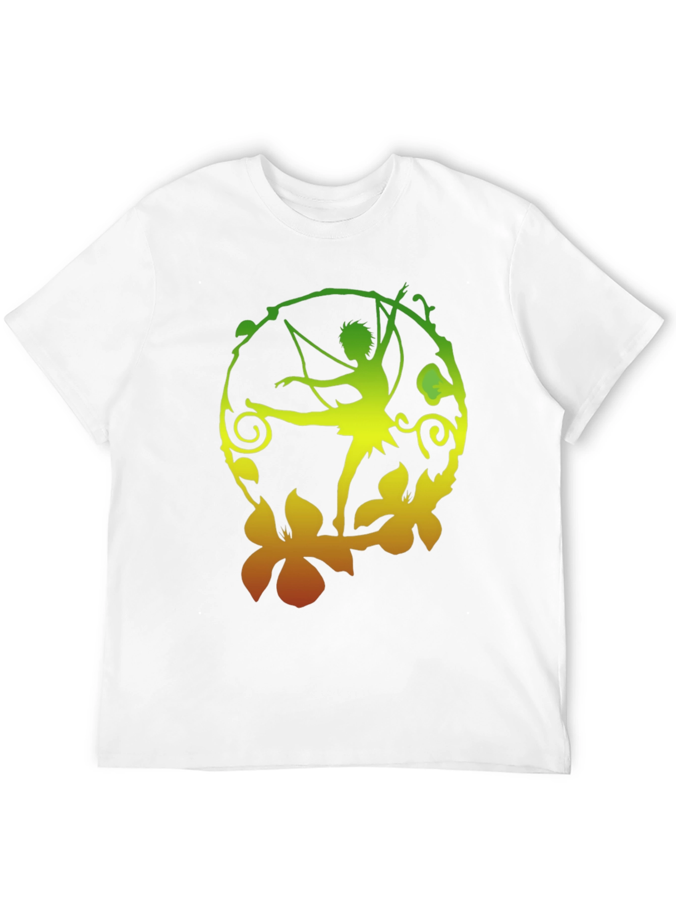 Fantasy Fairy Graphic Black T-Shirt