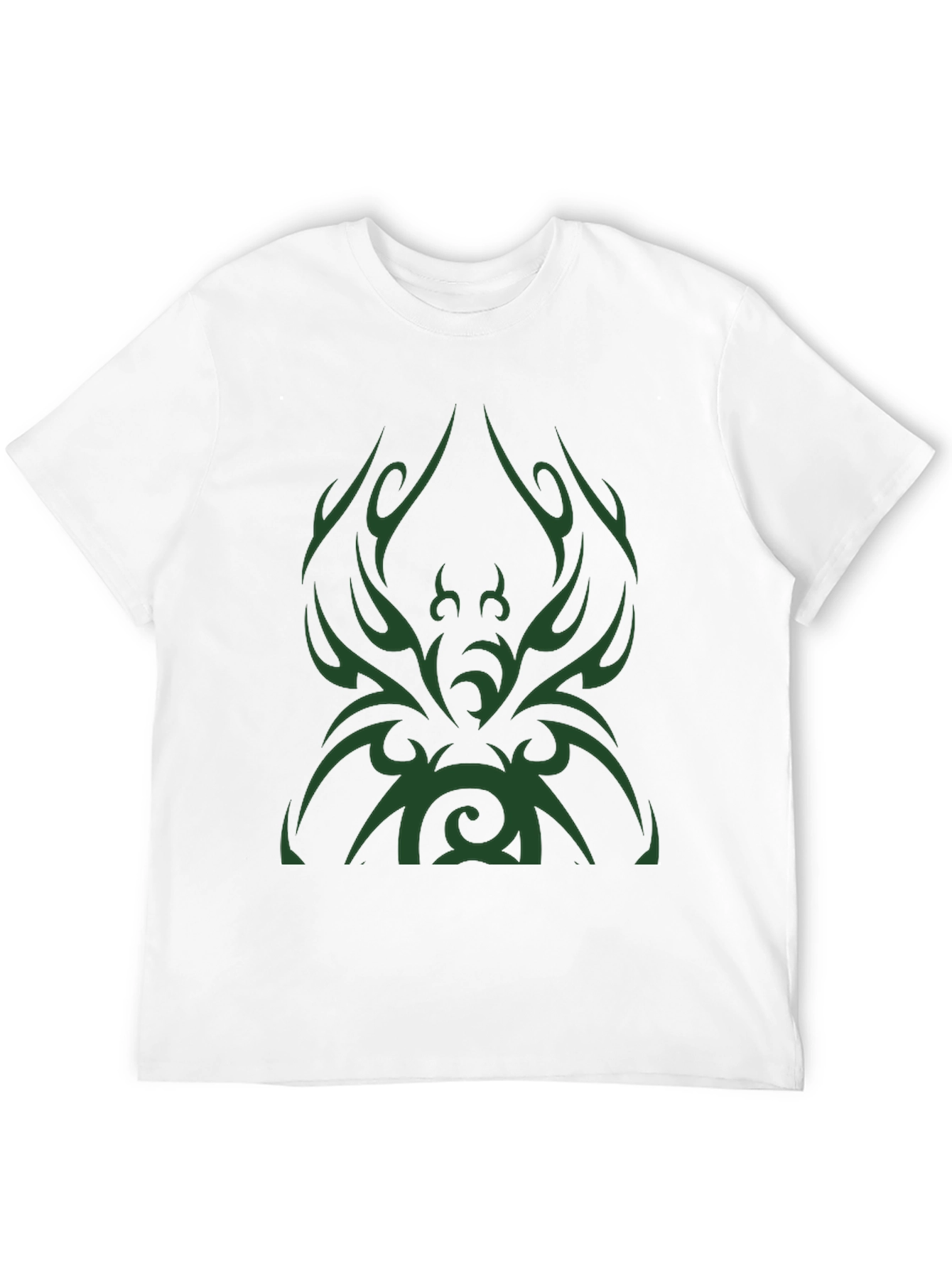 Tribal Design Mens Black T-Shirt