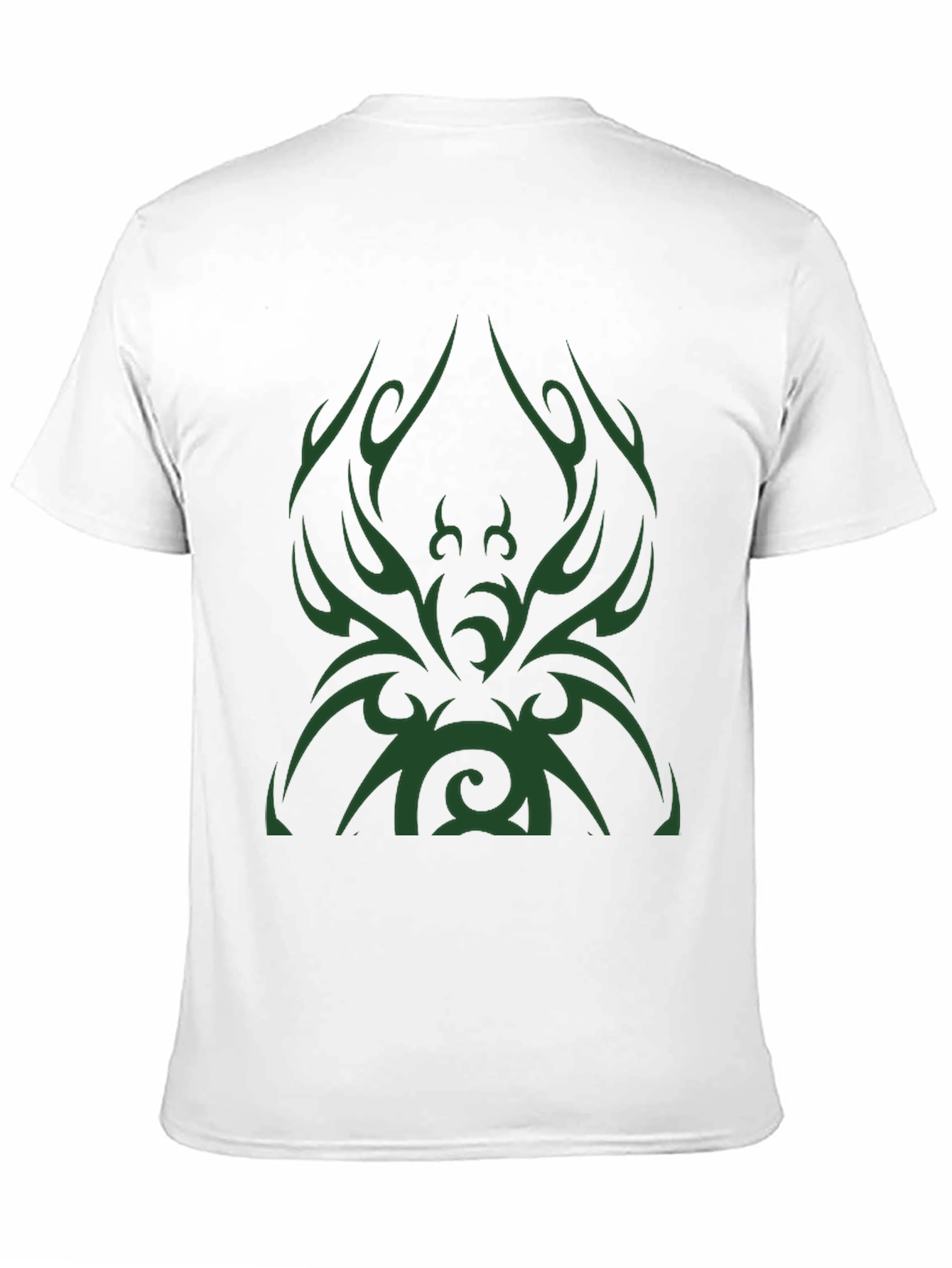 Tribal Design Mens Black T-Shirt