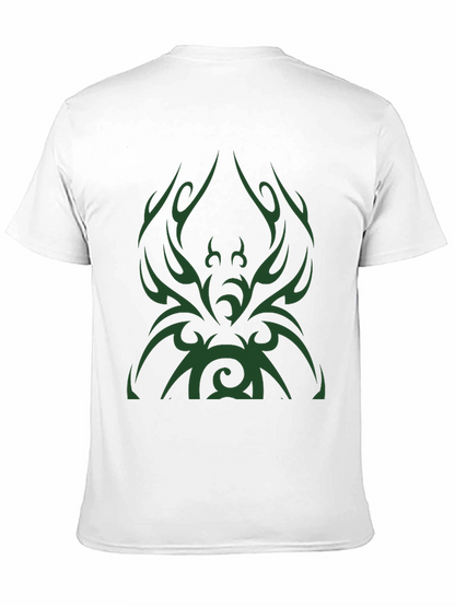 Tribal Design Mens Black T-Shirt