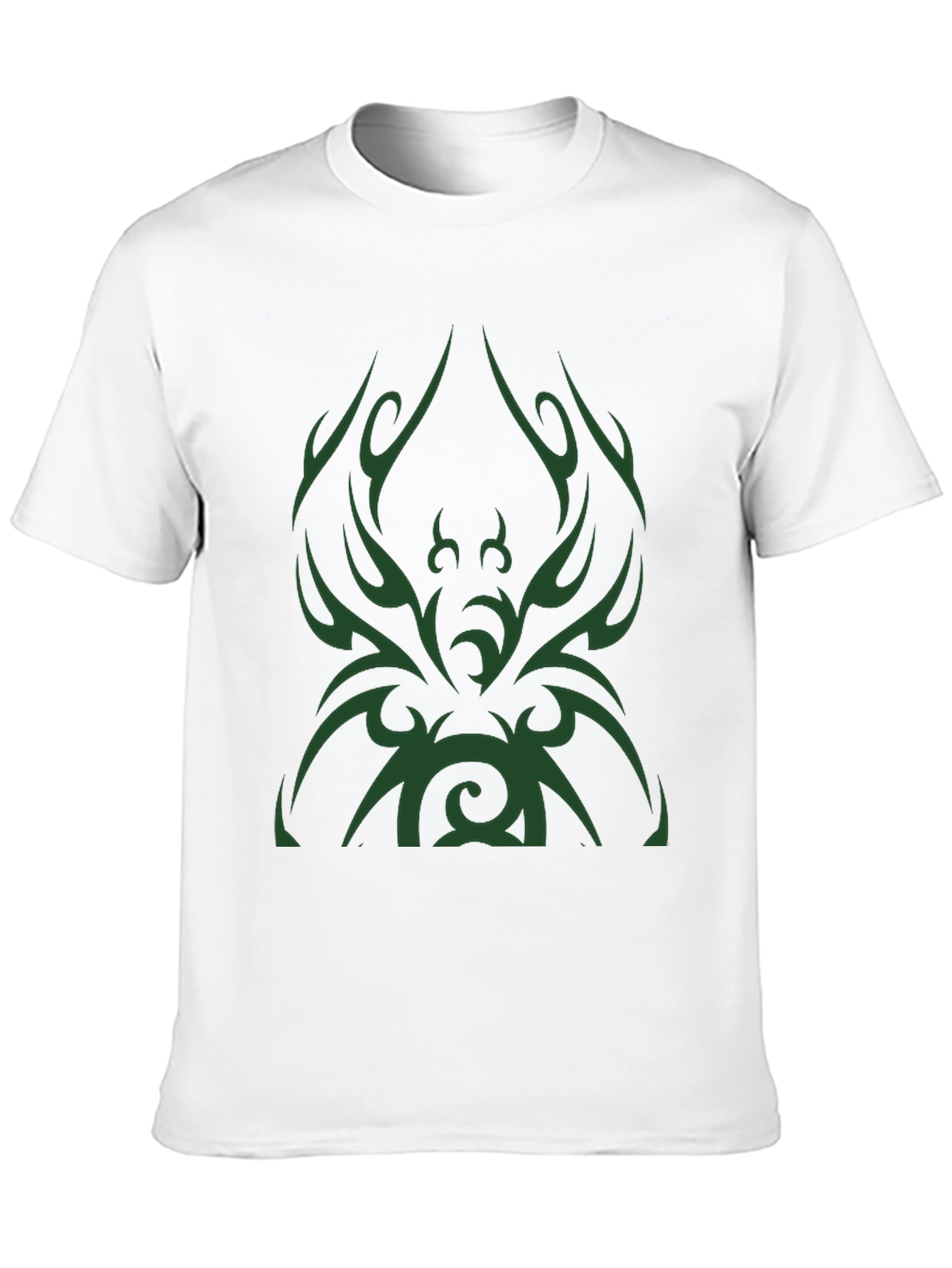 Tribal Design Mens Black T-Shirt