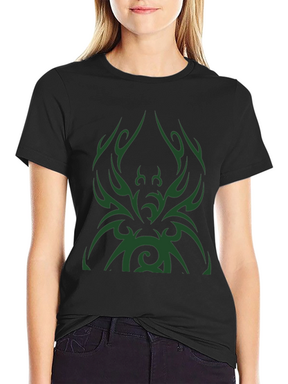 Tribal Design Mens Black T-Shirt