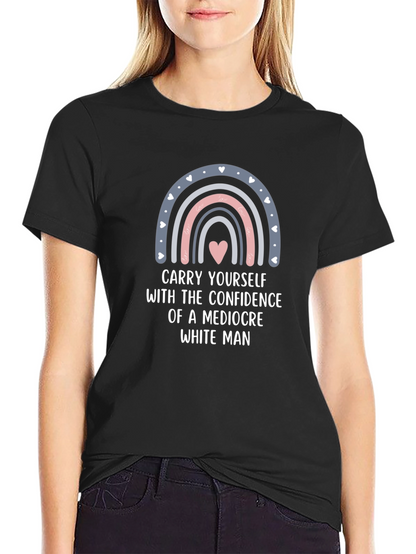 Carry Yourself T-Shirt - Confidence Rainbow Tee