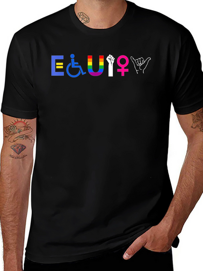 Equality Graphic T-Shirt - Inclusive Symbol Design