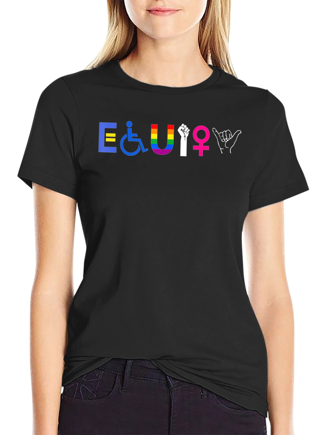 Equality Graphic T-Shirt - Inclusive Symbol Design