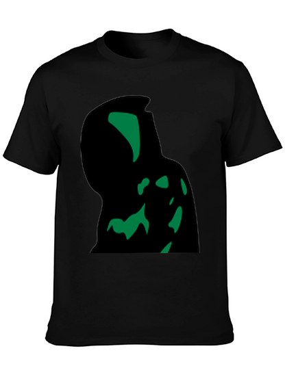 Abstract Graphic Tee - Modern Black T-Shirt