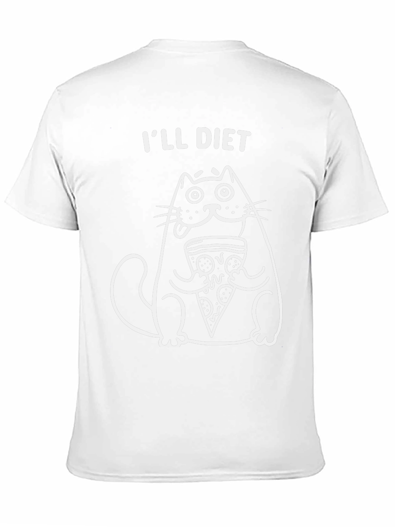 Ill Diet Cat Pizza Graphic Tee
