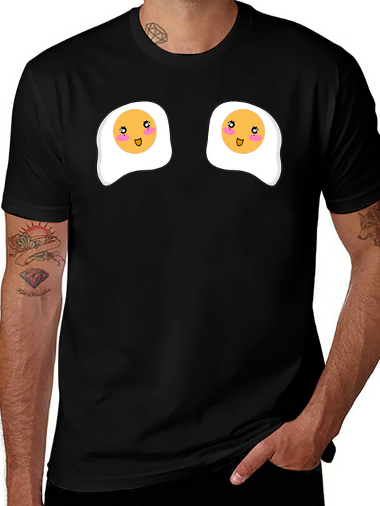 Funny Sunny Side Up Eggs Graphic T-Shirt