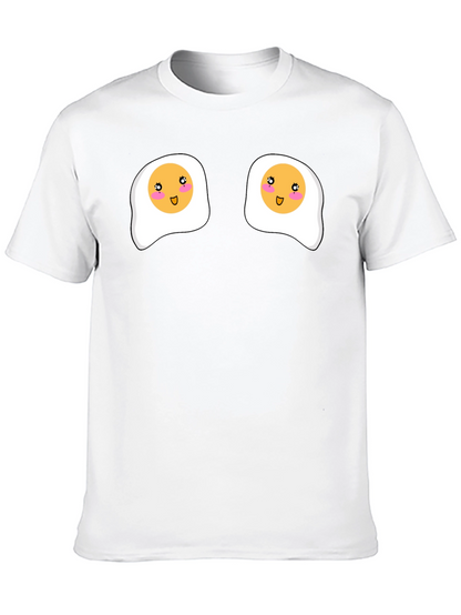 Funny Sunny Side Up Eggs Graphic T-Shirt