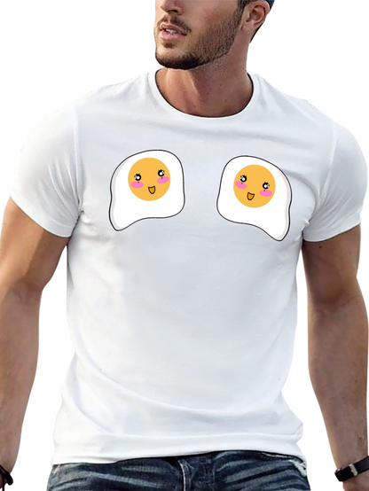 Funny Sunny Side Up Eggs Graphic T-Shirt