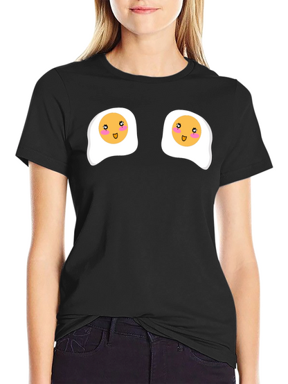 Funny Sunny Side Up Eggs Graphic T-Shirt