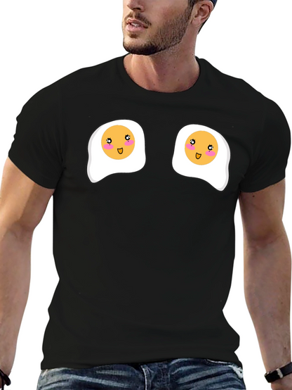 Funny Sunny Side Up Eggs Graphic T-Shirt