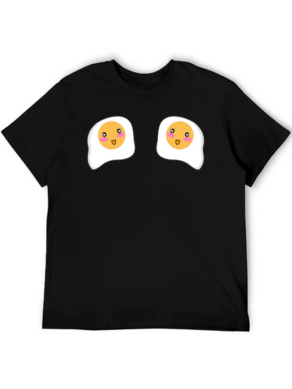 Funny Sunny Side Up Eggs Graphic T-Shirt