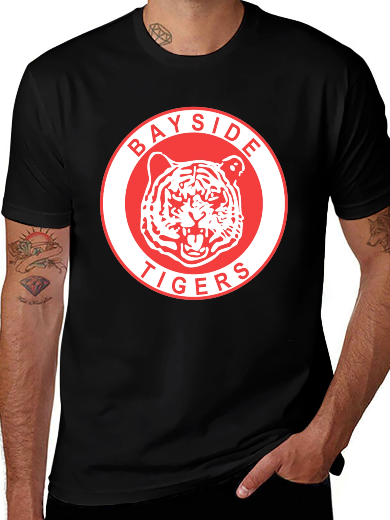 Bayside Tigers Black T-Shirt