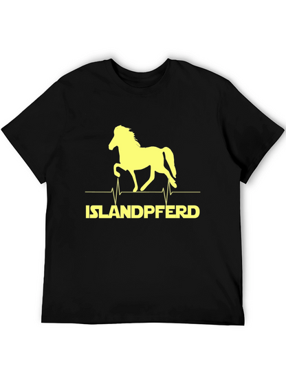 Islandpferd Horse Heartbeat T-Shirt