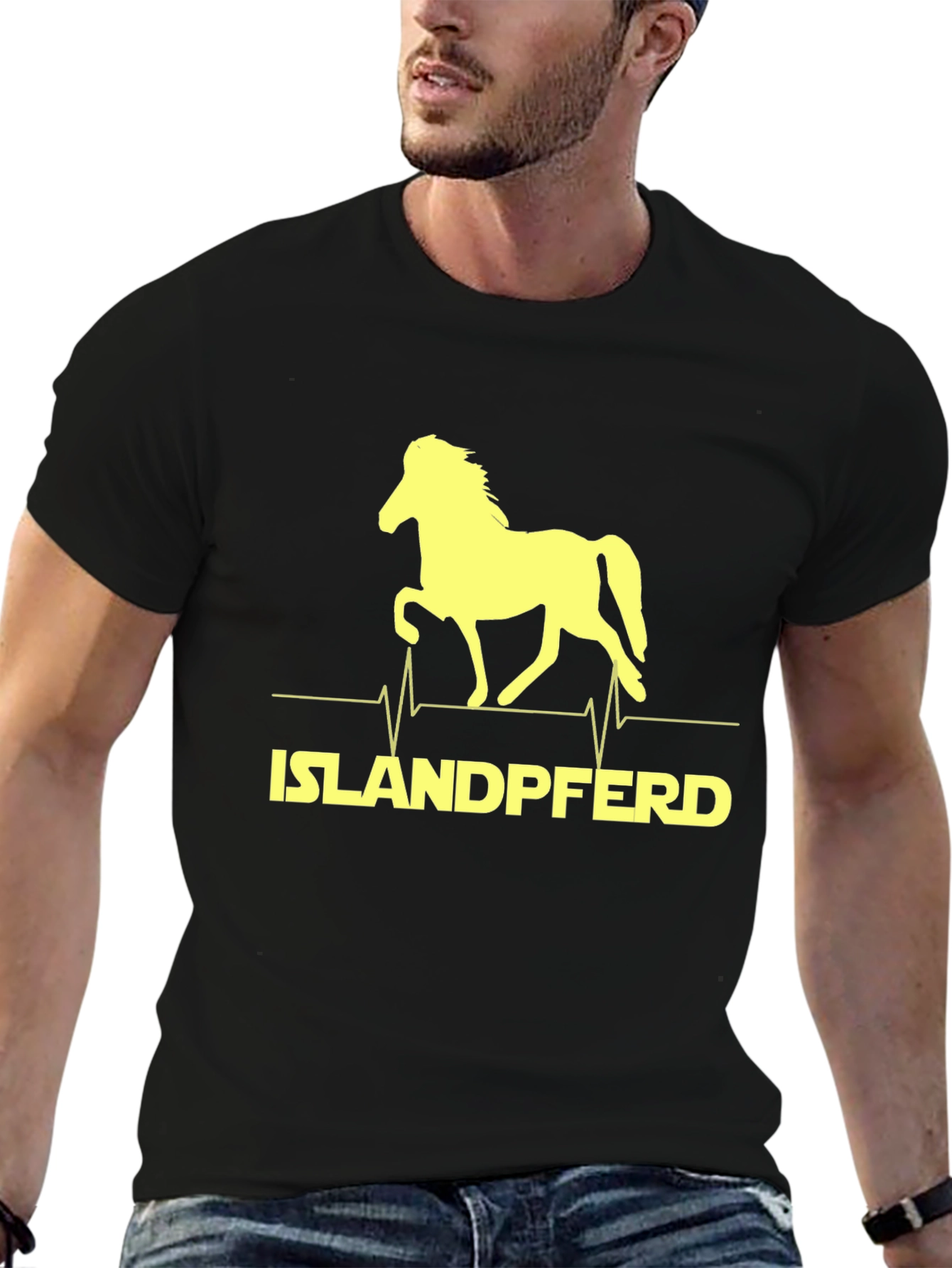 Islandpferd Horse Heartbeat T-Shirt