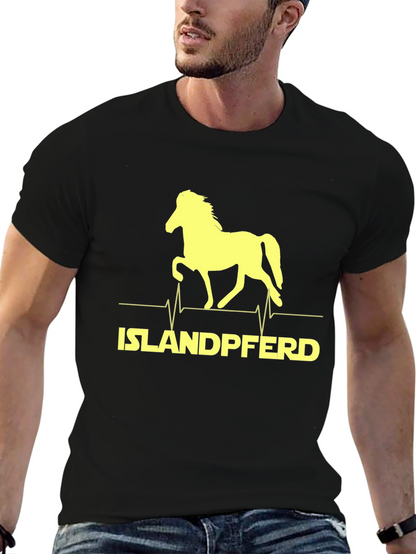 Islandpferd Horse Heartbeat T-Shirt
