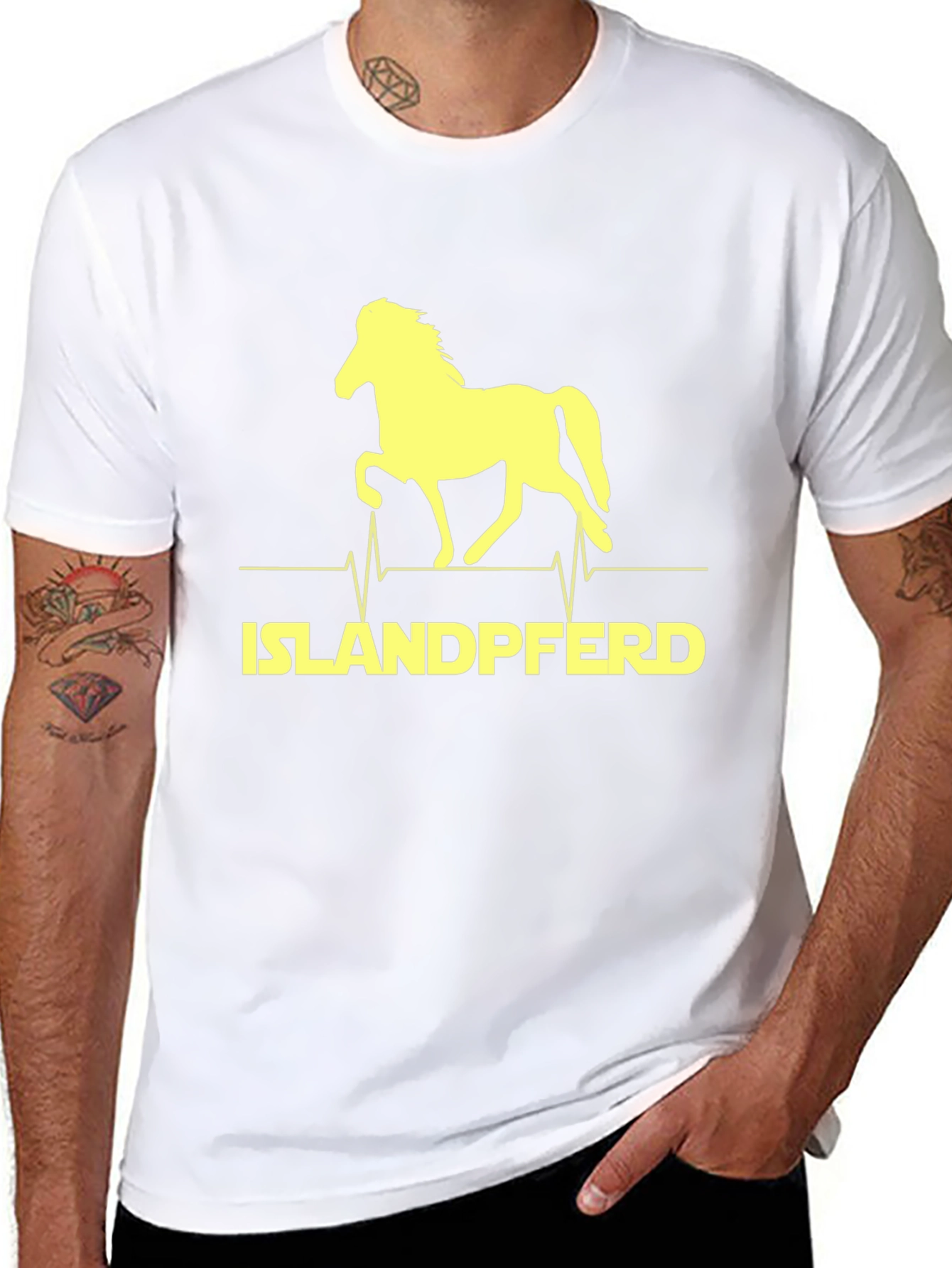 Islandpferd Horse Heartbeat T-Shirt