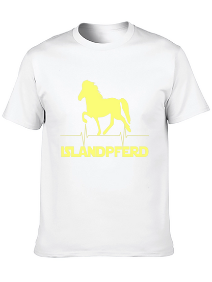 Islandpferd Horse Heartbeat T-Shirt