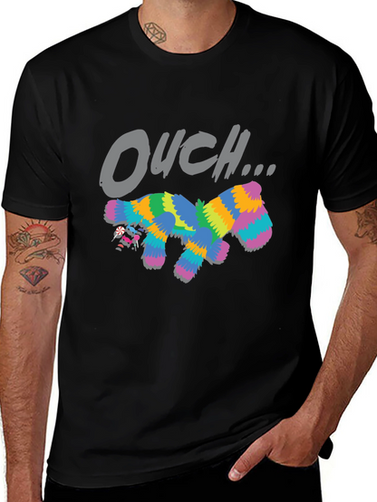 Ouch Pinata T-Shirt - Mens Black Graphic Tee