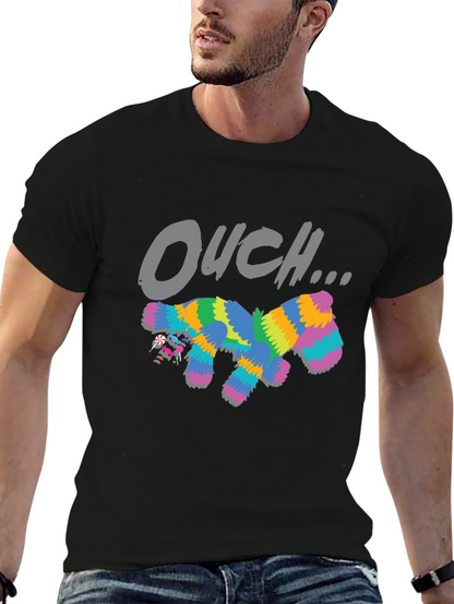 Ouch Pinata T-Shirt - Mens Black Graphic Tee
