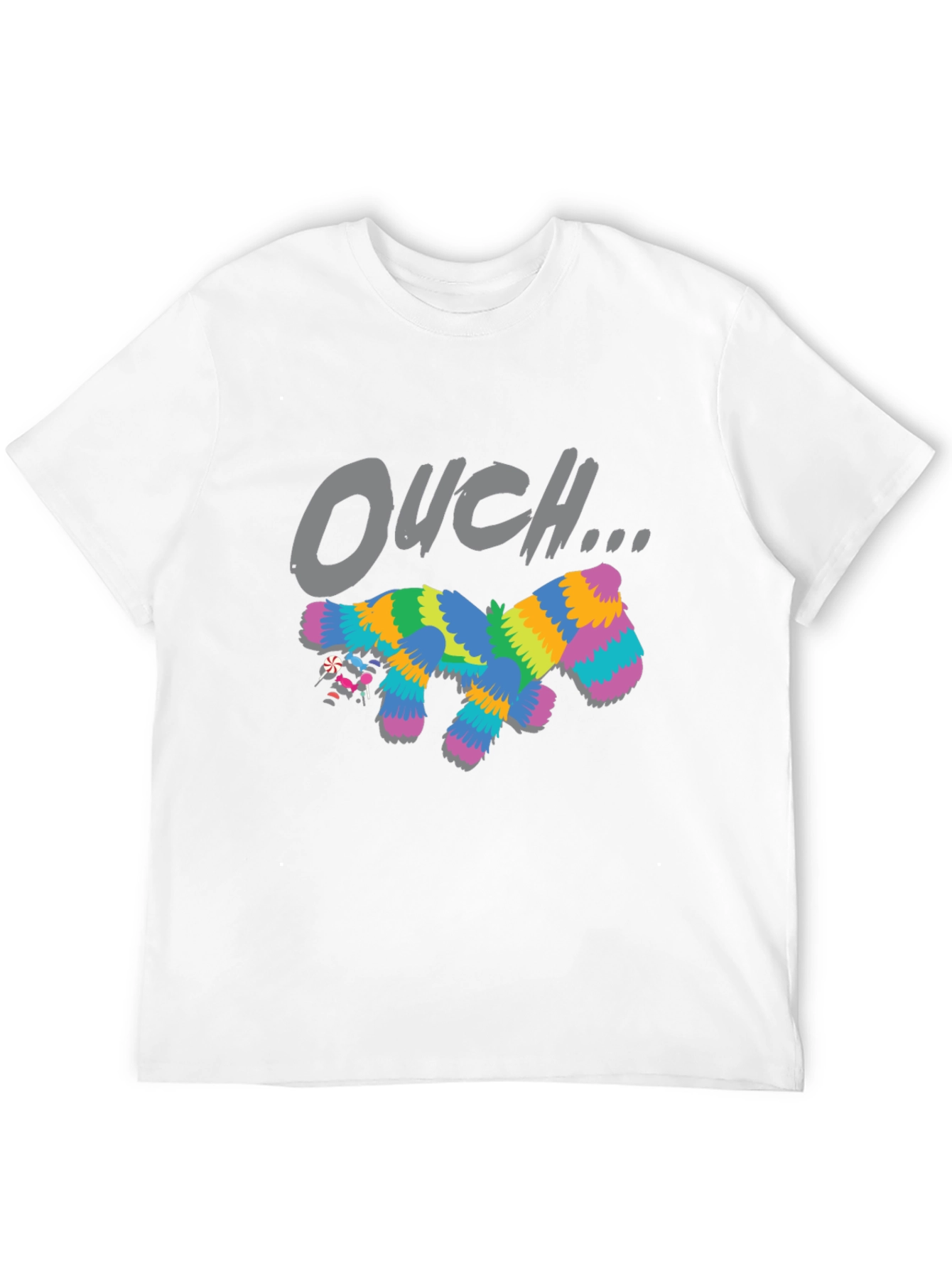 Ouch Pinata T-Shirt - Mens Black Graphic Tee