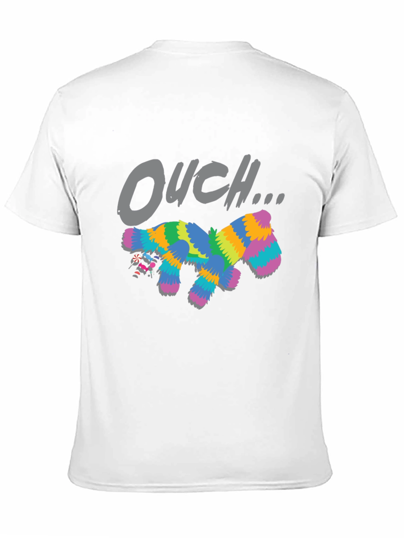 Ouch Pinata T-Shirt - Mens Black Graphic Tee