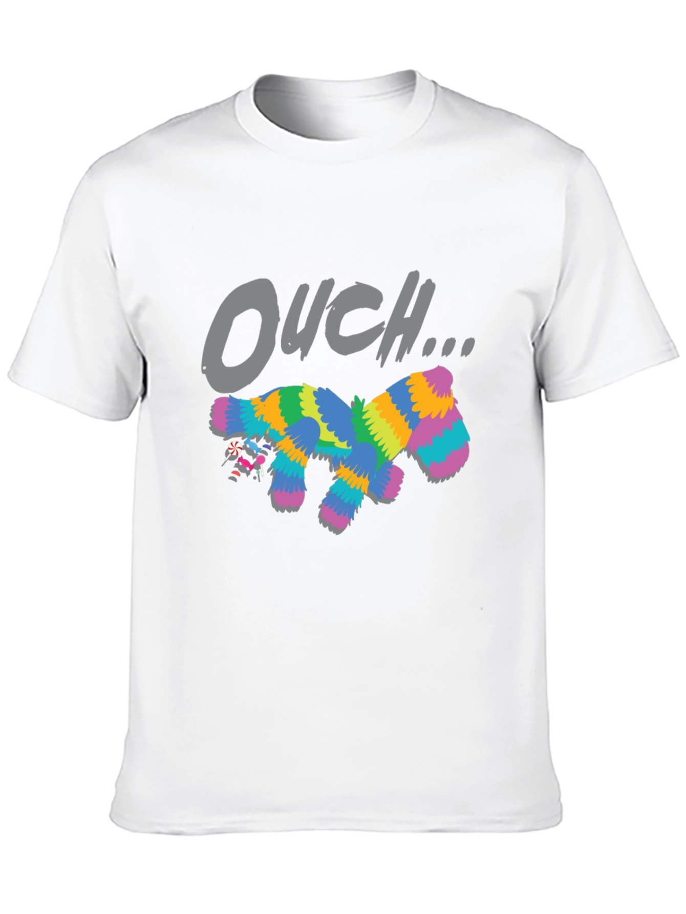 Ouch Pinata T-Shirt - Mens Black Graphic Tee