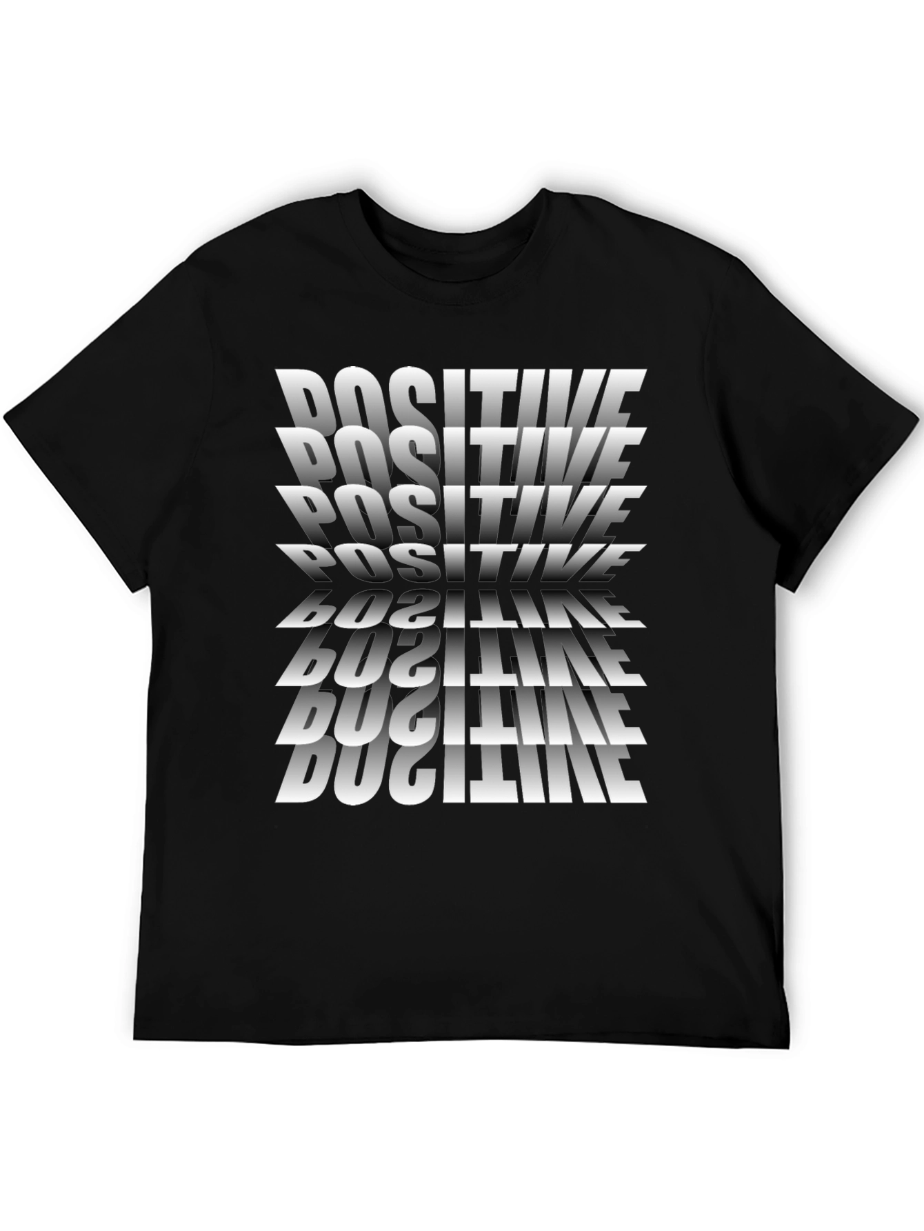 Positive Graphic Tee - Mens Black T-Shirt