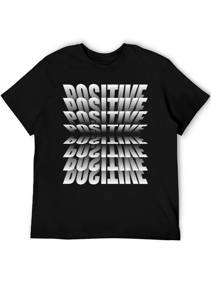 Positive Graphic Tee - Mens Black T-Shirt