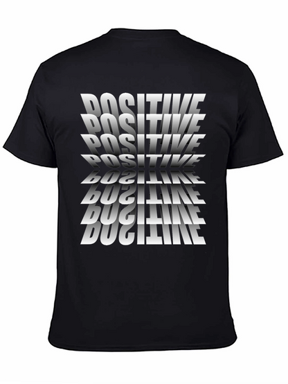 Positive Graphic Tee - Mens Black T-Shirt