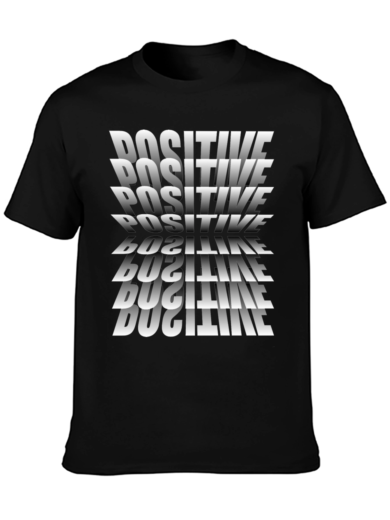 Positive Graphic Tee - Mens Black T-Shirt