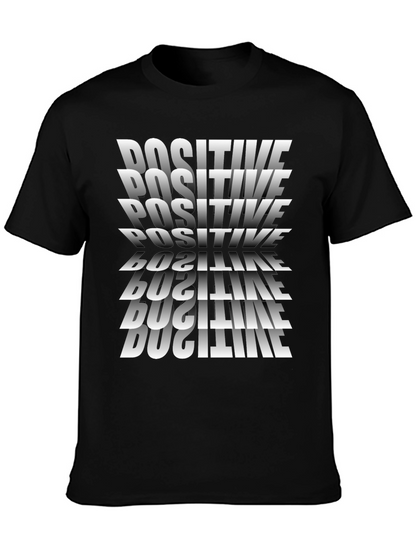 Positive Graphic Tee - Mens Black T-Shirt