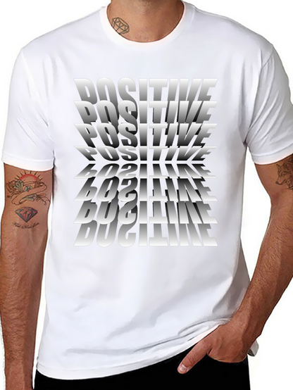 Positive Graphic Tee - Mens Black T-Shirt