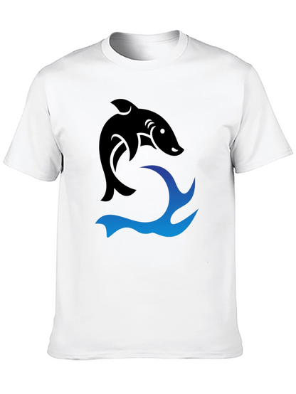 Black Shark Wave Graphic Tee