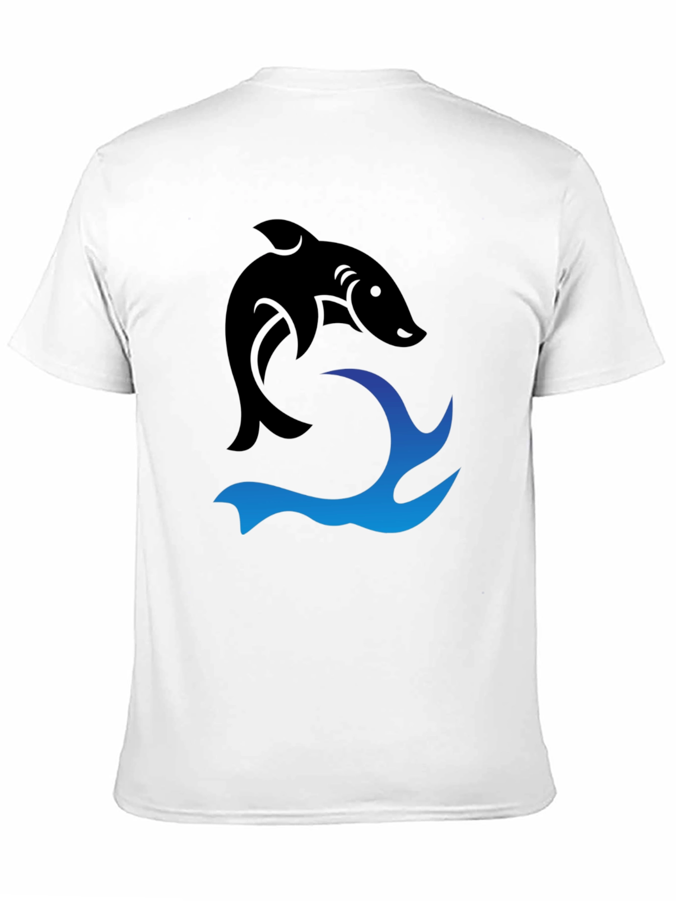 Black Shark Wave Graphic Tee