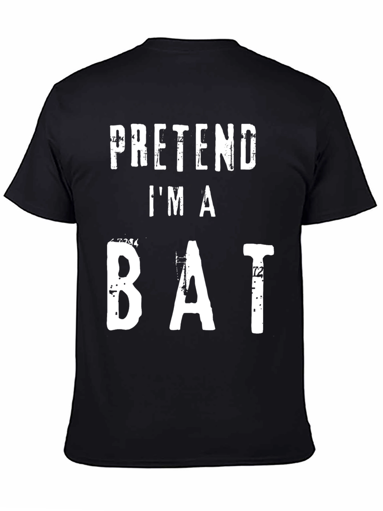 Pretend Im A Bat T-Shirt Funny Halloween Costume Tee