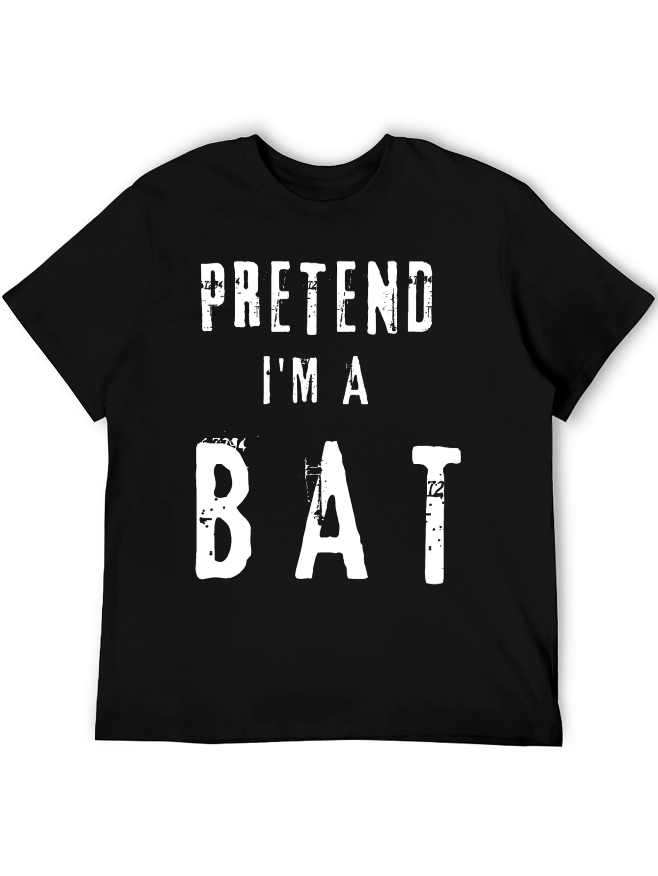 Pretend Im A Bat T-Shirt Funny Halloween Costume Tee