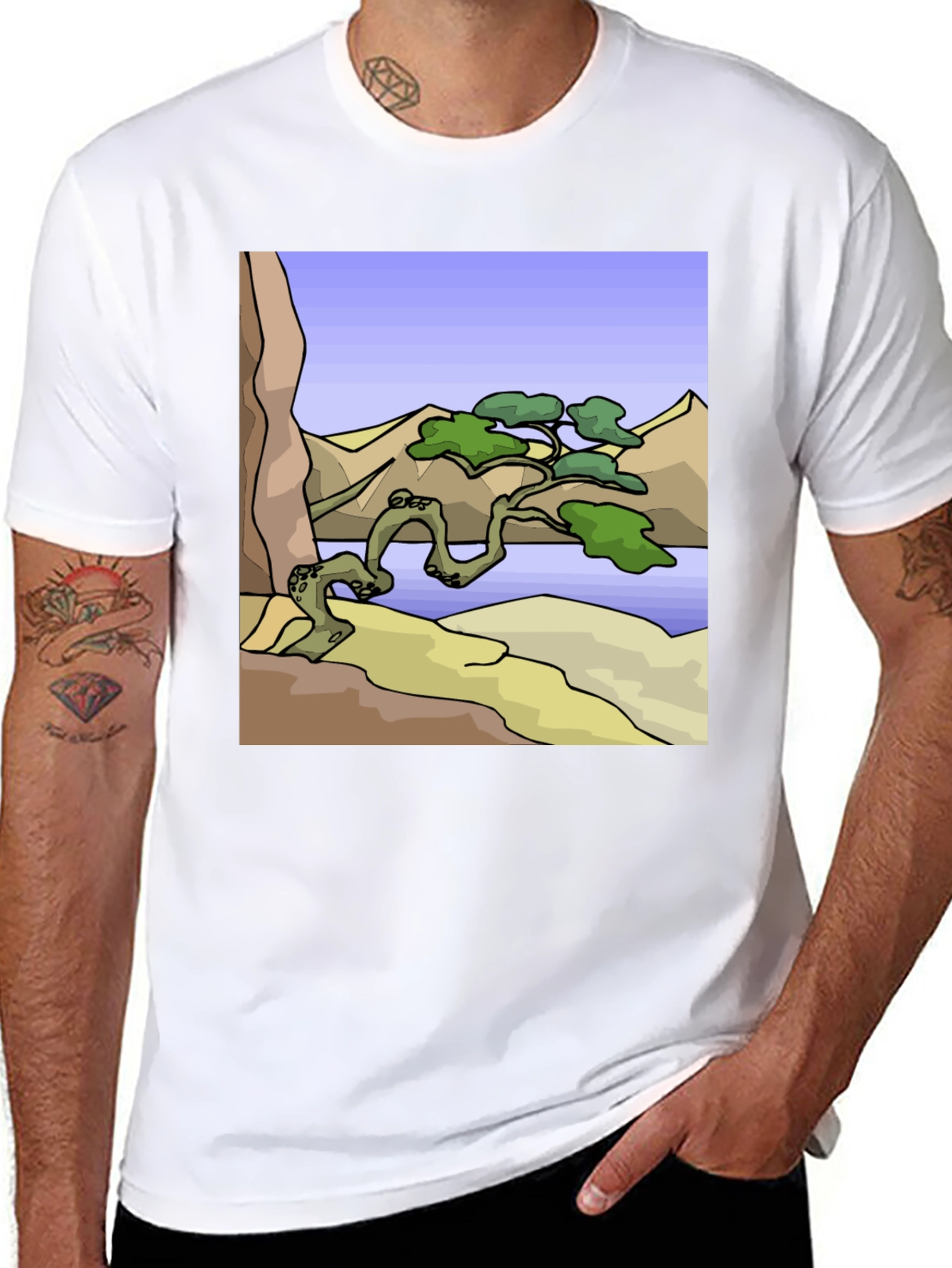 Nature-Inspired Graphic T-Shirt