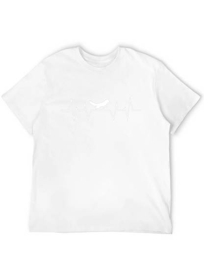 Fox Heartbeat T-Shirt - Wildlife Lover Tee