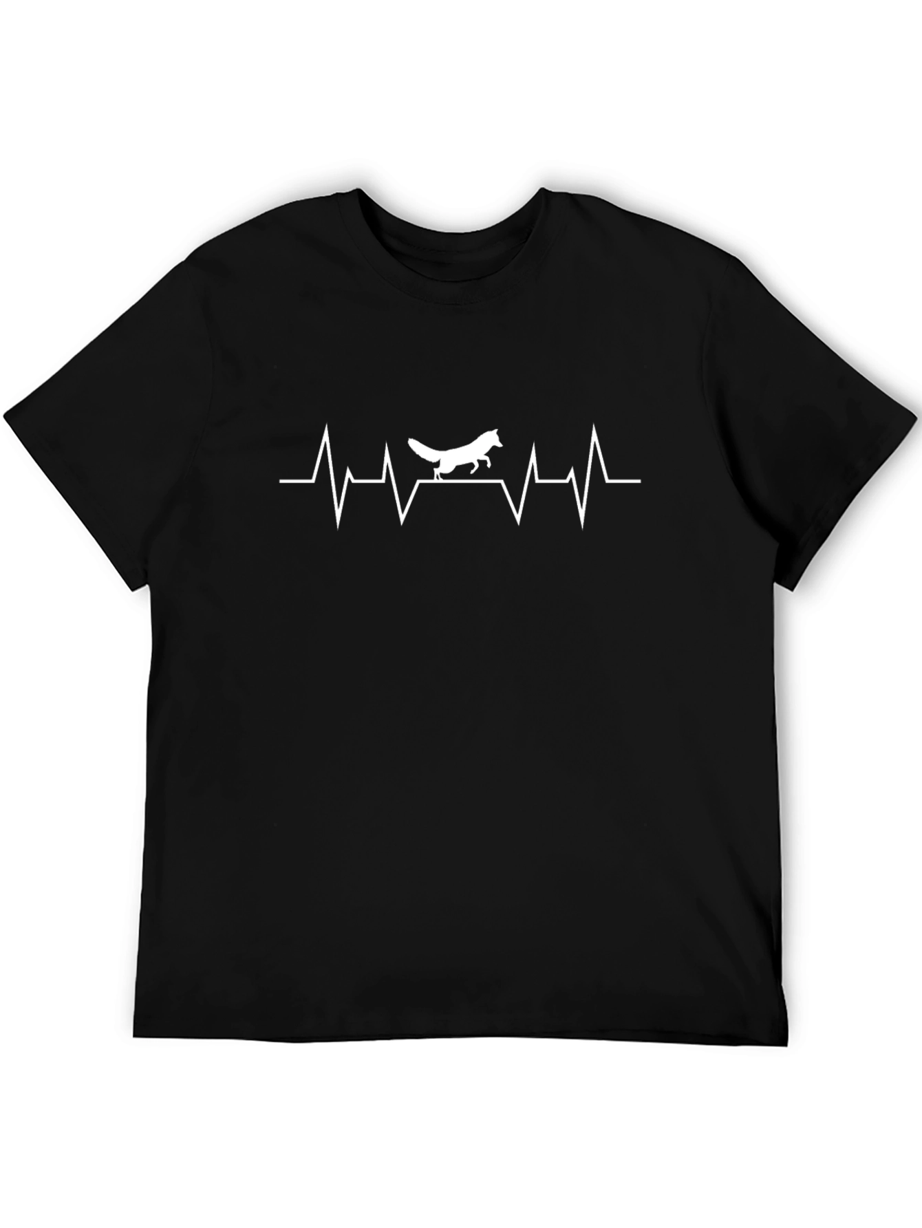 Fox Heartbeat T-Shirt - Wildlife Lover Tee