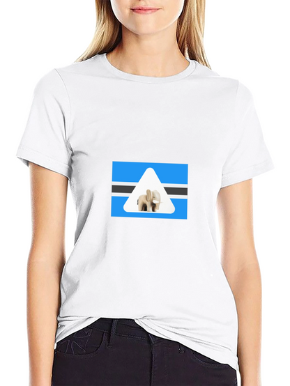 Botswana Elephant T-Shirt - Black Cotton Tee